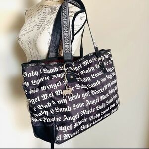 L.A.M.B. Gwen Stefani Lesportsac Tote Bag with Charm